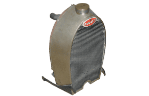 Vintage radiator 1918 bugatti model