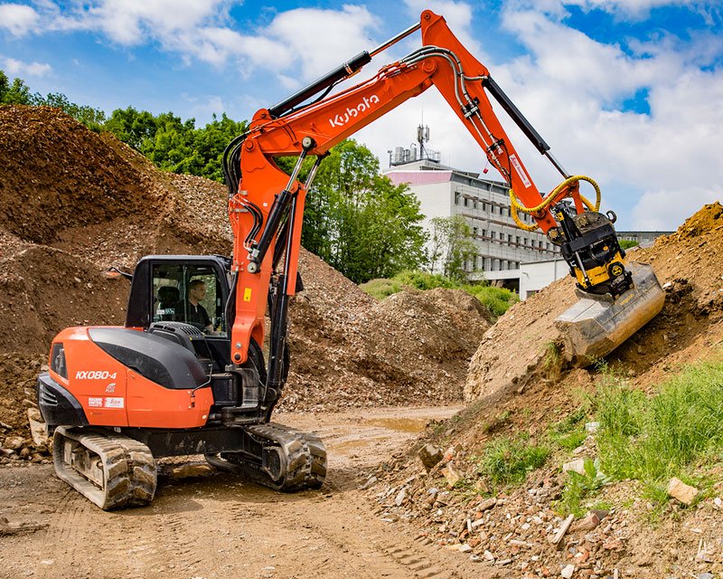 Kubota excavator vehicle