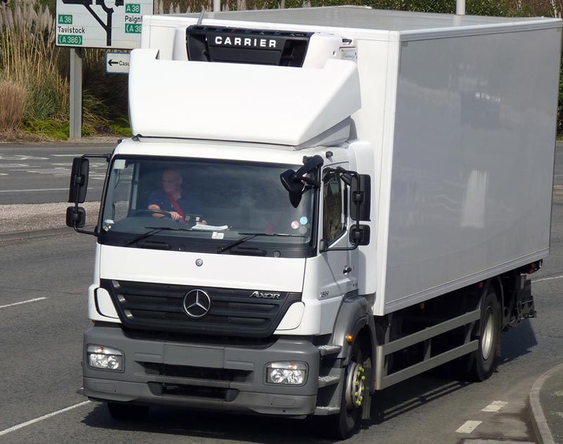 Mercedes heavy haulage vehicle