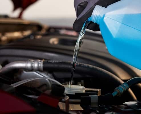 car radiator flush