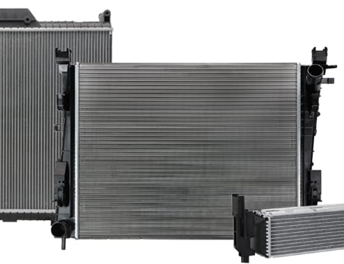 plastic car radiator