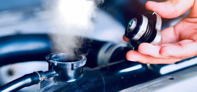 Steam should NOT be coming out on the radiator
