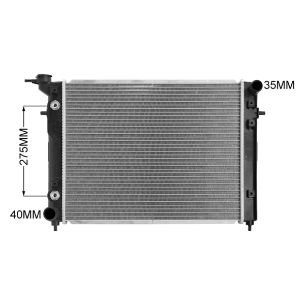 Flush Commodore Radiator HOLDEN COMMODORE 1996-1998 VS V6 Radiator | Natrad