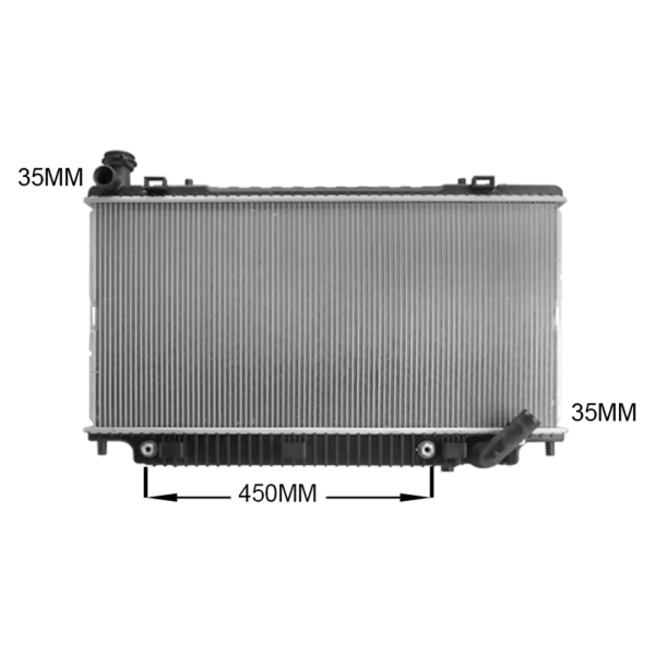 V8 Radiator HOLDEN COMMODORE 2006-2010 VE V8 Radiator | Natrad