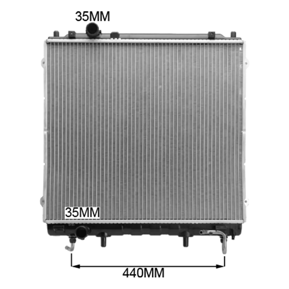 HYUNDAI TERRACAN 2001-2007 HP TURBO DIESEL Radiator - Image 2