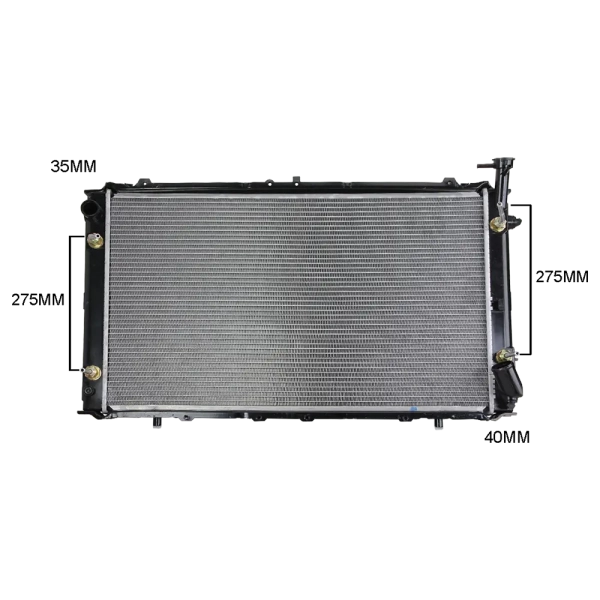 Adrad Auto Alloy / Plastic Radiator for Nissan Patrol GQ Y60 TB42 4.2L Petrol Manual '88/97 main image 0