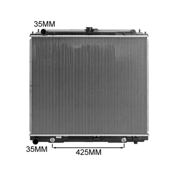 NISSAN NAVARA 2005-2015 D40 SPAIN BUILT 2.5LTR TURBO DIESEL Radiator ...