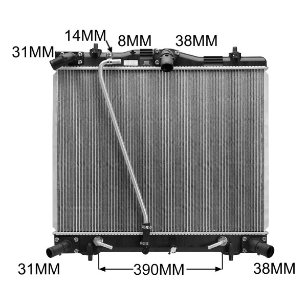 TOYOTA HIACE 2005-2014 KDH 3.0LTR TURBO DIESEL Radiator | Natrad