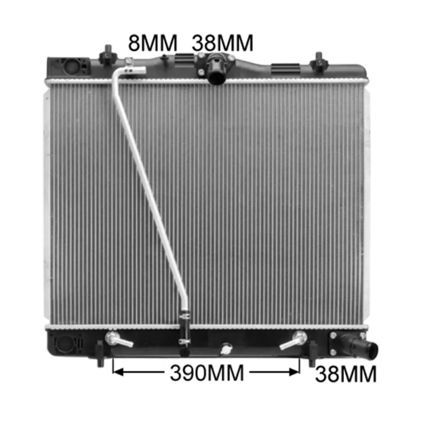 TOYOTA HIACE 2005-2014 KDH 3.0LTR TURBO DIESEL Radiator | Natrad