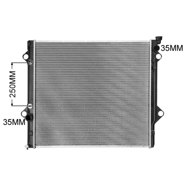TOYOTA LANDCRUISER PRADO 2003-2004 RZJ120R Radiator | Natrad