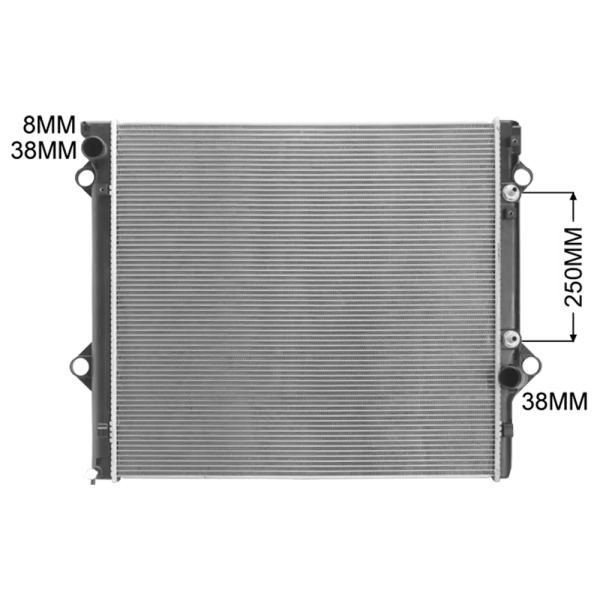 TOYOTA LANDCRUISER PRADO 2003-2006 KZJ120R Radiator | Natrad