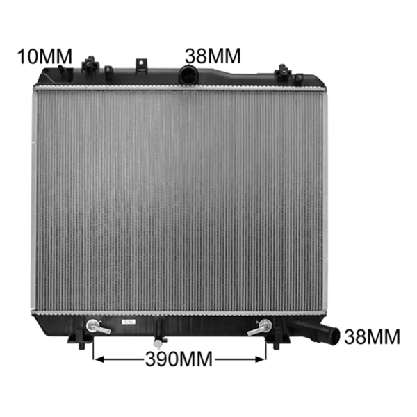 Hiace 2kd Radiator TOYOTA HIACE 2014-2019 KDH Radiator | Natrad